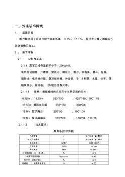 【2019年整理】GRC构件施工方案