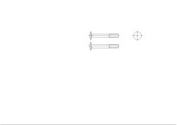 【CAD标准件】大半圆头带榫螺栓-GB15-88M8x65(设计图纸)