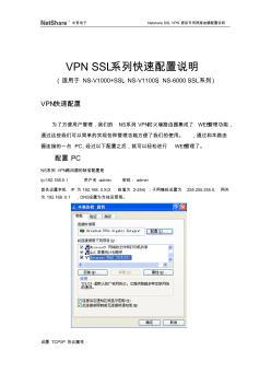 【免费下载】NetshareSSL系列配置说明书