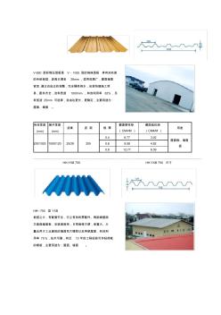 【免费下载】彩钢板型号尺寸