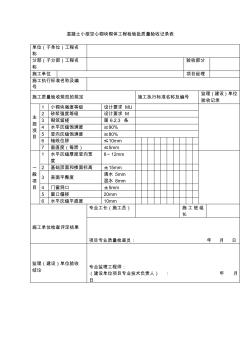 【工程文檔】混凝土小型空心砌塊砌體工程檢驗批質(zhì)量驗收記錄表(2)