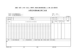 【工程表格模板】分层压实度检查记录汇总表