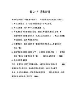 【工程表格模板】螺桿式啟閉機安裝單元工程質量評定表填表說明