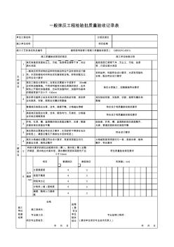 一般抹灰工程檢驗(yàn)批