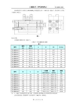 三通法兰(PN20)