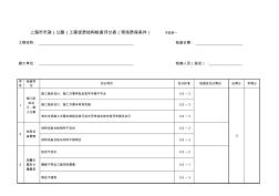 上海市市政(公路)工程优质结构检查评分表(现场质保条件)市政表一