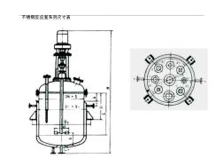 不锈钢反应釜系列尺寸表 (2)