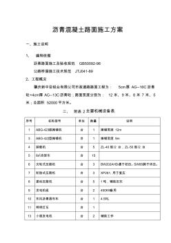 中亞瀝青混凝土路面施工方案_