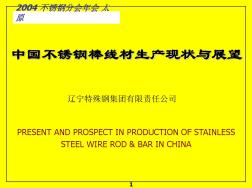 中国不锈钢棒线材生产现状与展望bak