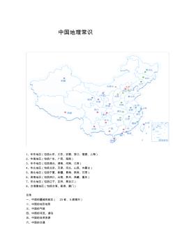 中國地理常識