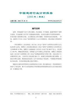 中国建材行业分析报告 (2)