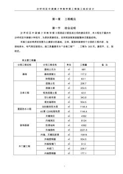 中梁小学教学楼新建工程施工组织设计 (2)