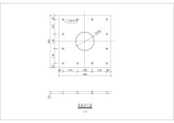 交通工程：法蘭盤設(shè)計(jì)大樣圖