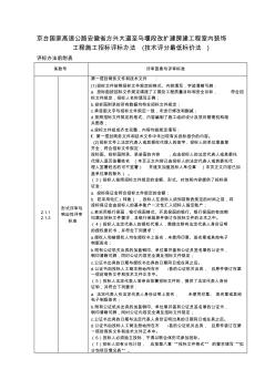 京台国家高速公路安徽省方兴大道至马堰段改扩建房建工程室