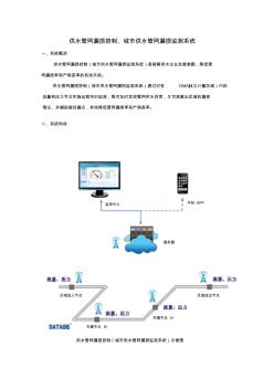 供水管网漏损控制(城市供水管网漏损监测系统)