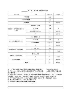 供水管网漏损率控制