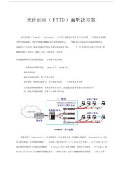 光纤到桌面综合布线方案(1)