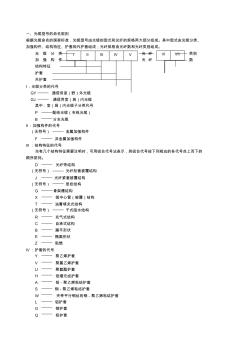 光纜型命名規(guī)則