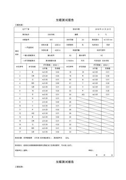 光缆测试报告总结归纳(20200925161814)