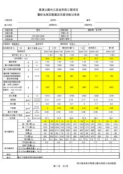 公路工程路基壓實(shí)度隨機(jī)表格
