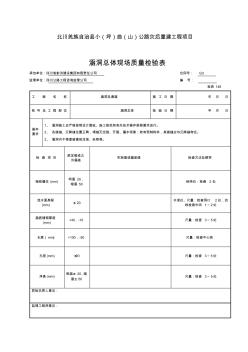 公路涵洞检表2008(10张)