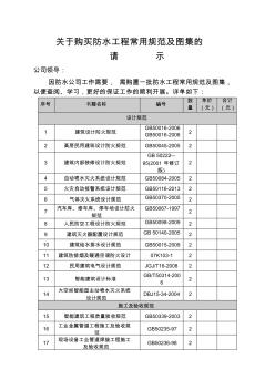 關于購買消防工程常用規(guī)范及圖集的