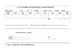 内江市市中区城镇职工基本医疗保险参保人员住院医疗费用送