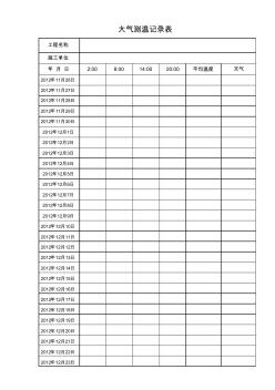 冬施测温记录表(空)