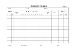 冬施混凝土养护测温记录施记表24