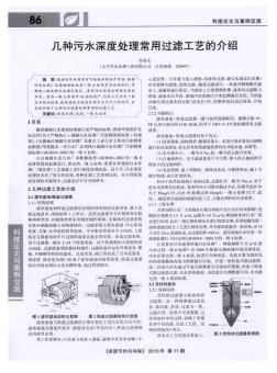 幾種污水深度處理常用過濾工藝的介紹