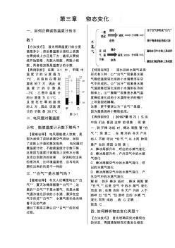 初中物理解题方法与技巧第三章物态变化