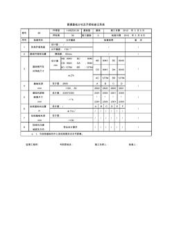 化隆普通基础分坑及开挖检查记录表