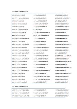 北京市國家備案節(jié)能服務(wù)公司名錄