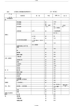 北京市建設(shè)工程質(zhì)量檢測收費(fèi)指導(dǎo)價(jià)