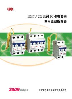 北京明日BM7／TS系列IC卡电能表专用微型断路器