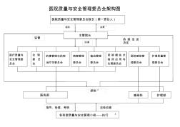 医院质量与安全管理委员会架构图