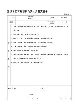 单位工程参建单位有关责任人员名单资料