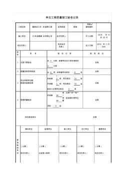 单位工程质量竣工验收记录(20200811154924)