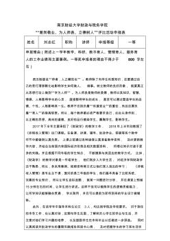 南京财经大学财政与税务学院