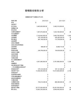 南钢股份财务报表分析