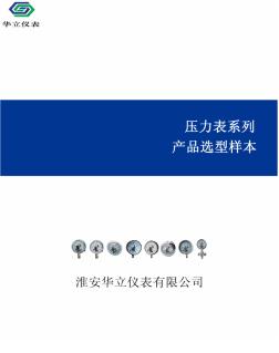 壓力表選型手冊 (4)