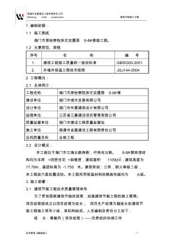 原檢察院拆遷安置房工程建筑節(jié)能施工方案