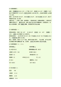 史上最全防水配方材料大全(20201028170607)