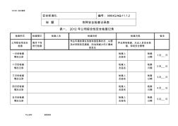 各种安全检查记录表(全面) (3)