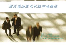 国内柴油发电机组概述