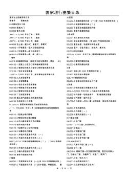 国家现行图集目录