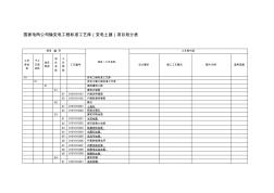 国家电网公司输变电工程标准工艺库(变电土建)项目划分表