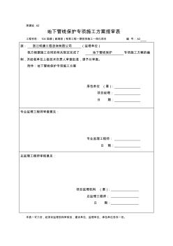 地下管线保护专项施工方案 (2)