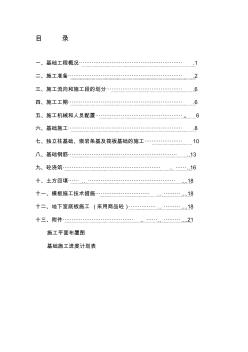 基础施工方案(1)