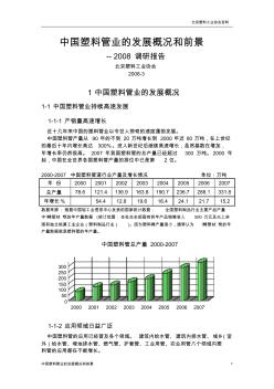 塑料管材料2007年年度报告